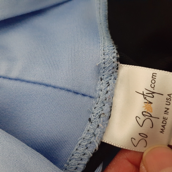 So Sporty Cropped Athletic Pants Mid Rise Straight Cupcake Detail - Picture 6 of 6